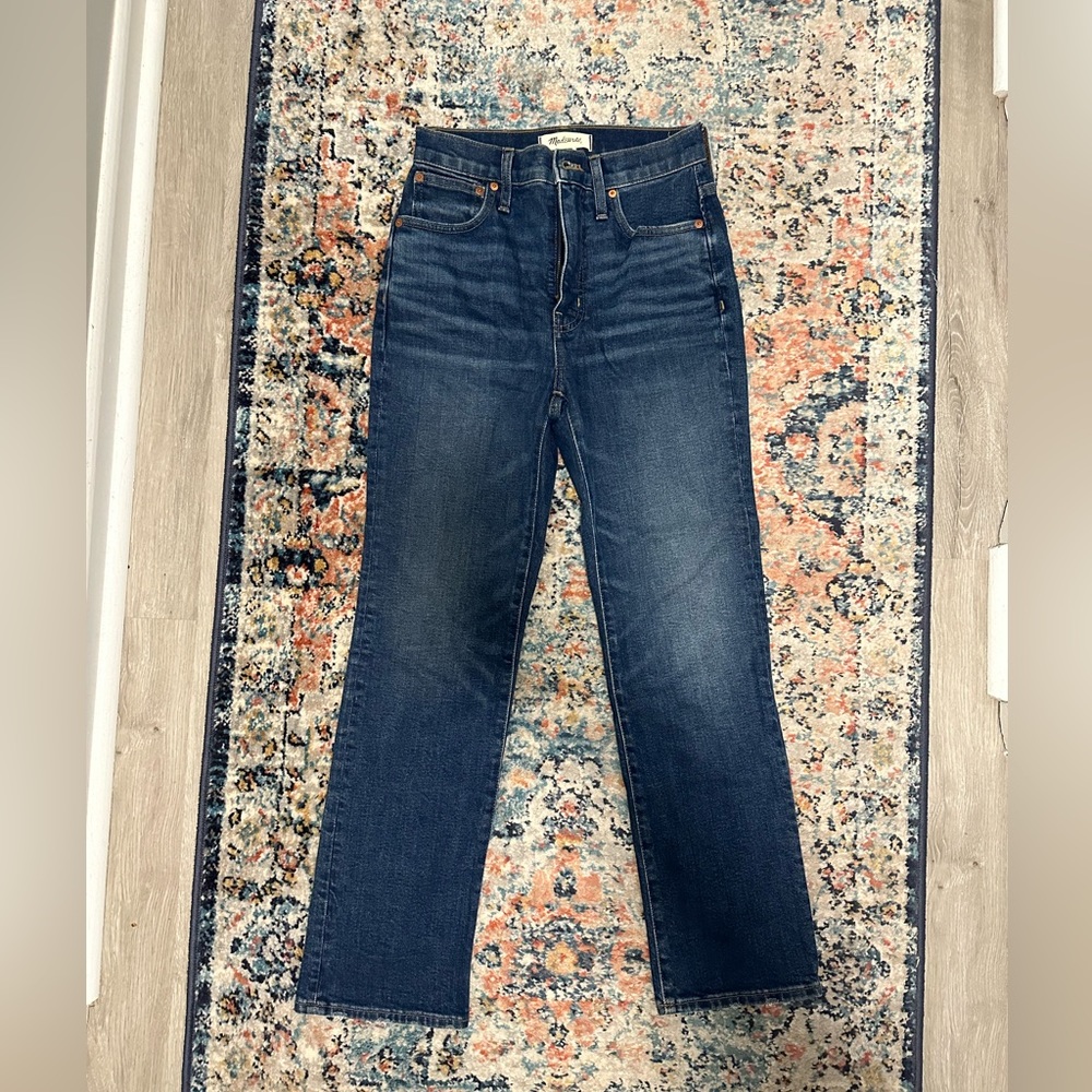 Madewell straight leg bootcut jeans